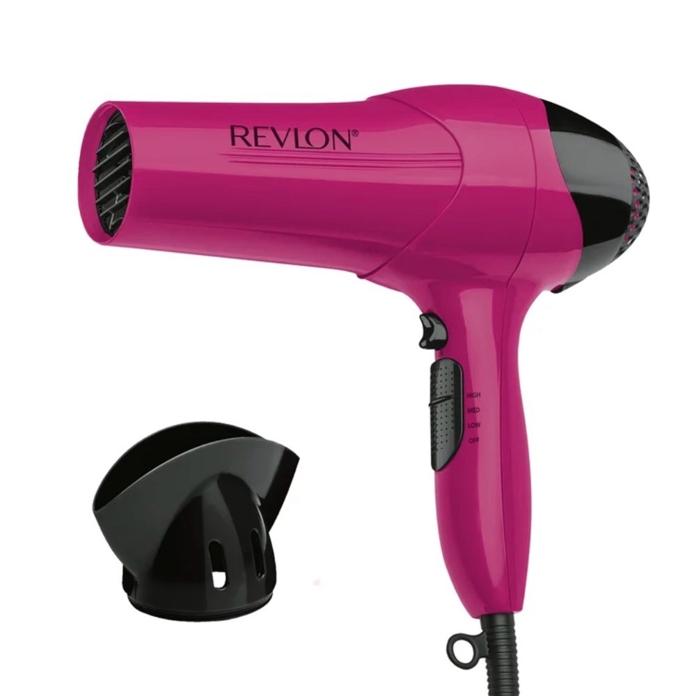 Revlon 1875W Ionic Hair Dryer in Berry Pink